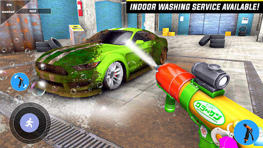 Power Gun House Washing Game screenshot 4