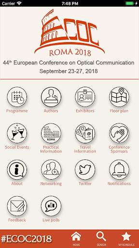 ECOC 2018 screenshot 1