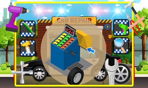 Police Car repair and wash screenshot 6