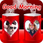 Coffee Cup Dual Photo Frame icon
