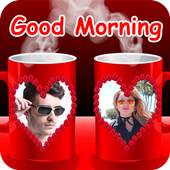 Coffee Cup Dual Photo Frame 1.6