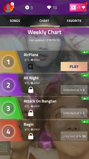 BTS Magic Piano Tiles 3-KPOP Music Tiles screenshot 4