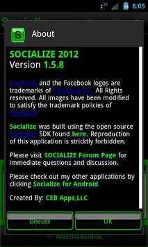 Green Socialize for Facebook screenshot 5