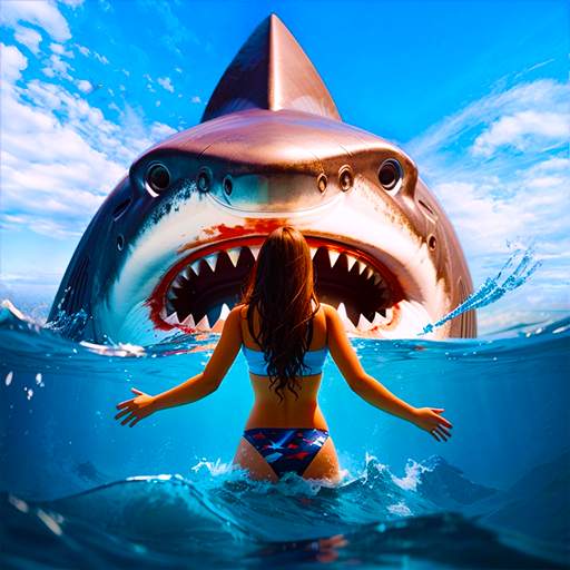 Hungry Shark Attack Shark Game screenshot 5