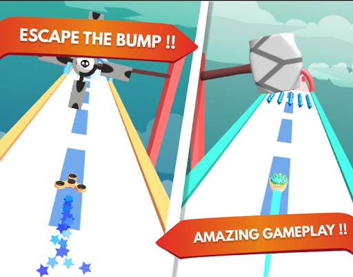 Hue Dash - Color Bump Rolling Ball Offline Game 3D screenshot 3