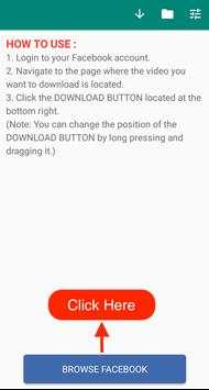 HD Facebook Video Downloader screenshot 1