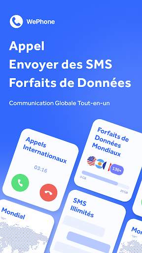 WePhone: Appel Virtuel & SMS screenshot 9
