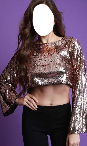 Women Crop Tops Photo Suit screenshot 15