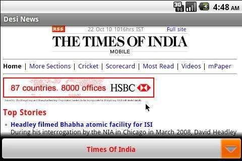 Desi News screenshot 2
