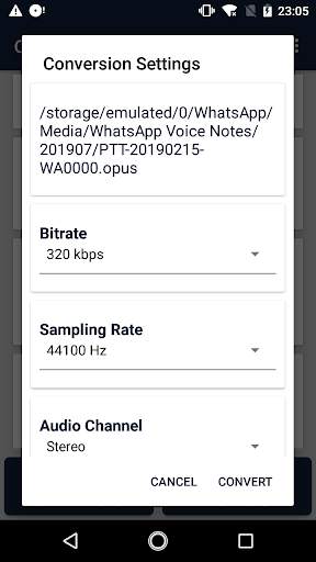 Opus converter to mp3 скриншот 3