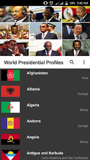 World Presidential Profiles screenshot 1