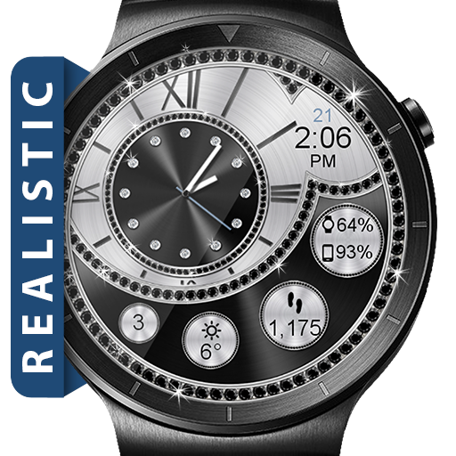 Diamond Bliss HD WatchFace Widget &amp; Live Wallpaper icon