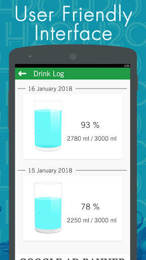 Water Reminder – Drinking water app screenshot 2