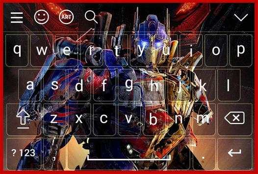 Optimus Prime keyboard  (( Autobots )) screenshot 3