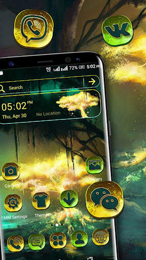 Fantasy Jungle Launcher Theme screenshot 1