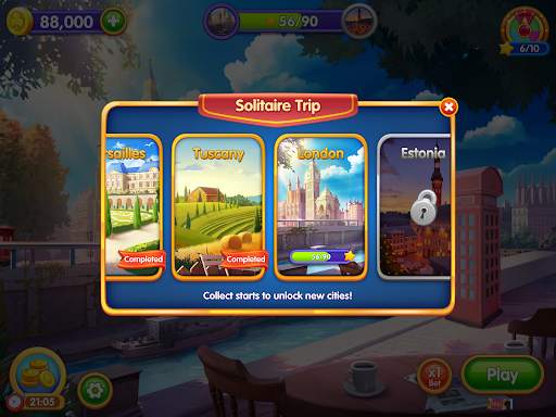 Solitaire Travel : Classic Tripeaks Card Game screenshot 9
