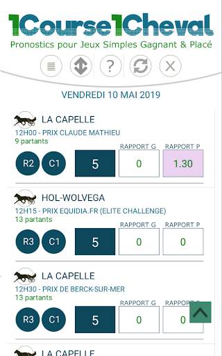 1Course 1Cheval - Pronostic d'un cheval par course screenshot 4