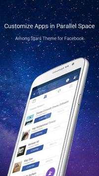 Among Stars Theme for FB screenshot 3