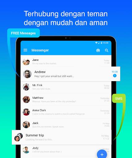 Mint Messenger - Chat And Sms screenshot 9