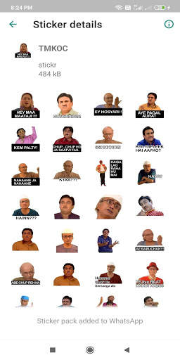 STICKR: All in one Hindi WA Stickers screenshot 8