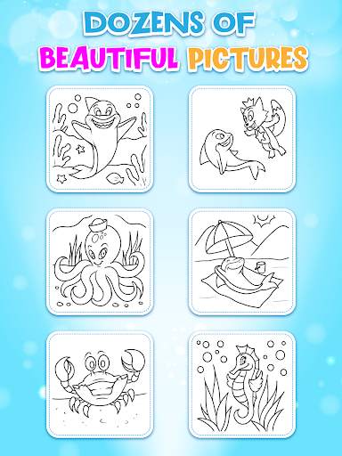 Baby Shark Coloring and Drawin screenshot 13