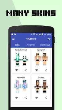 Girls Skins for Minecraft PE screenshot 1