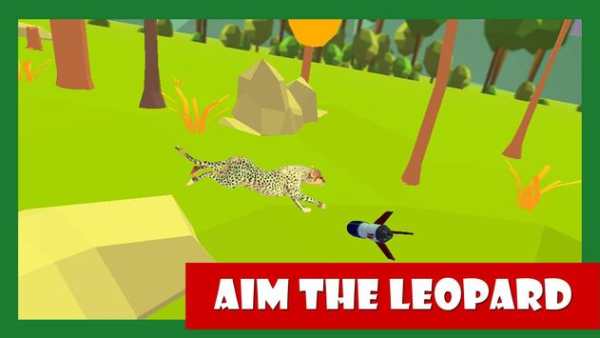 Leopard Sniper Pixel Gun Hunt screenshot 1