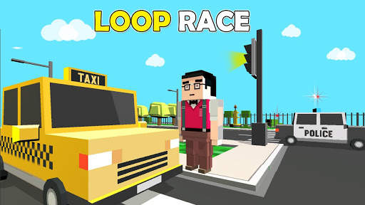 Loop Race - Crazy Taxi Drive screenshot 1