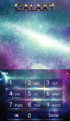 Galaxy Animated Keyboard скриншот 5