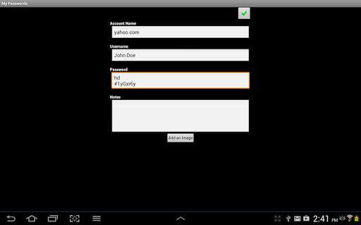 My Passwords screenshot 7