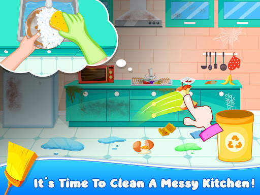 Sweet House Cleaning Game - Home Cleaning screenshot 5