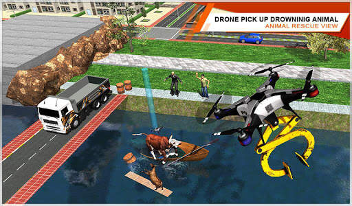 Drone Transport Simulator - Cargo Truck Driving screenshot 11