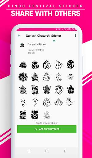 Ganesh Chaturthi Sticker for WhatsApp screenshot 4