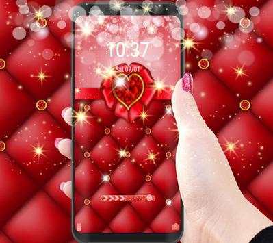 beauty red love theme screenshot 2