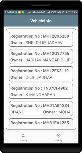 Vehicle RTO info screenshot 4