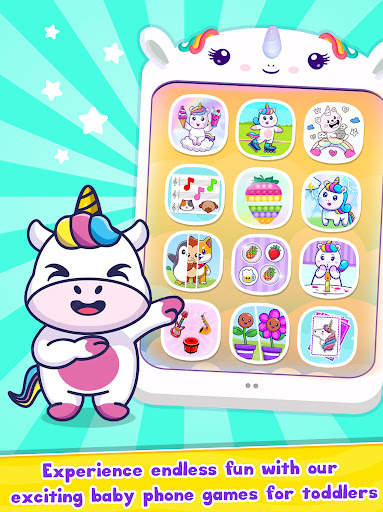 Baby Unicorn Phone For Kids screenshot 8