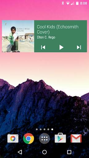 Ubiquity Music Widget screenshot 1