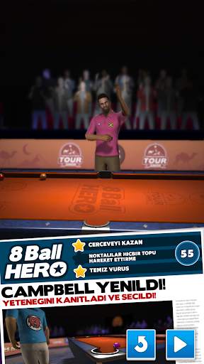 8 Ball Hero – Bilardo Bulmaca Oyunu screenshot 1