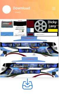 Livery Bus Medan Jaya SHD screenshot 4