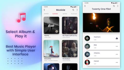 Musicia - Music Player screenshot 3