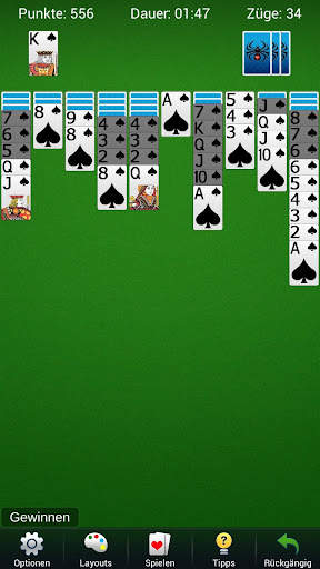 Spider Solitaire -Kartenspiele screenshot 1