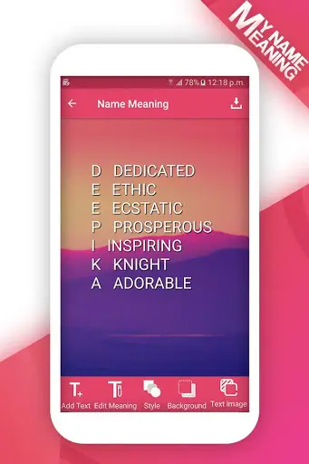 My Name Meaning - Name Meaning App screenshot 2