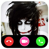Jeff the killer Call me : Fake Video Call icon