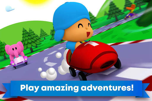 Pocoyo Racing: Kids Car Race - Fast 3D Adventure screenshot 3