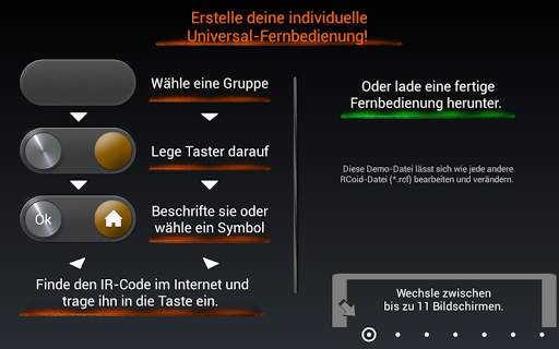 RCoid free - IR Fernbedienung screenshot 7