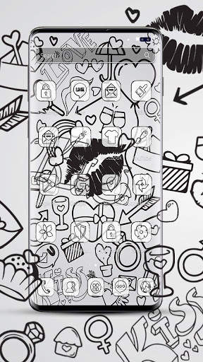 Simple Doodle Graffiti Launcher screenshot 2