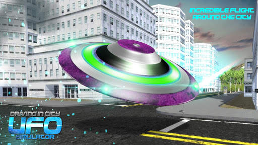 UFO Driving in City Simulator screenshot 1