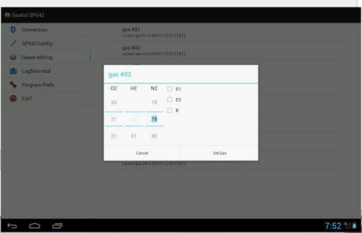 SUBMATIX SPX42 APP screenshot 6