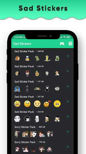 Sad Stickers for Whatsapp - Sorry WAStickerApps screenshot 1