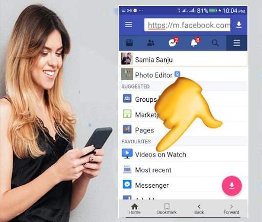 Lite Downloader - FB video download & Browser screenshot 3